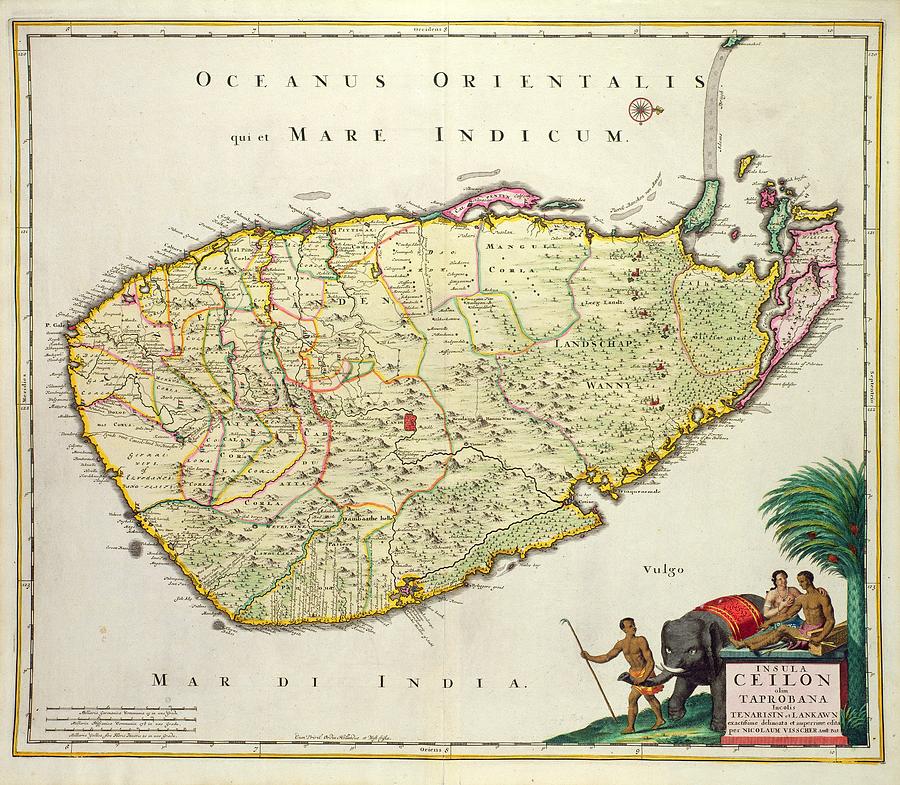 Map Of Ceylon