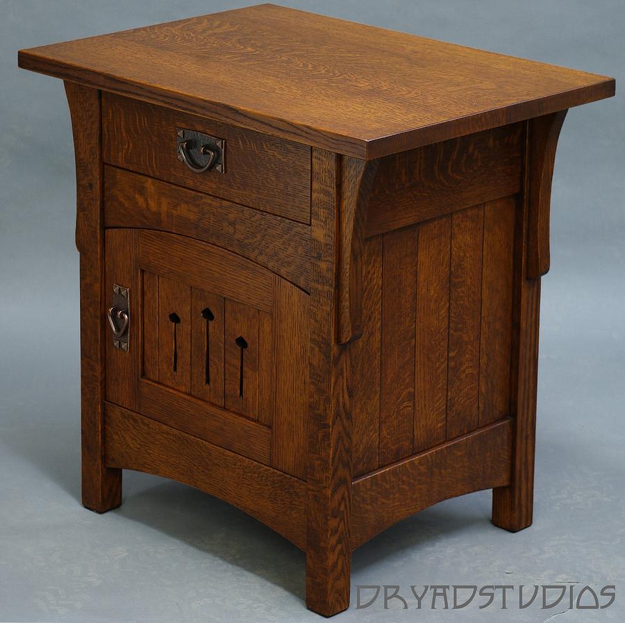Arch Door Arts And Crafts Nightstand is a sculpture by Dryad Studios 