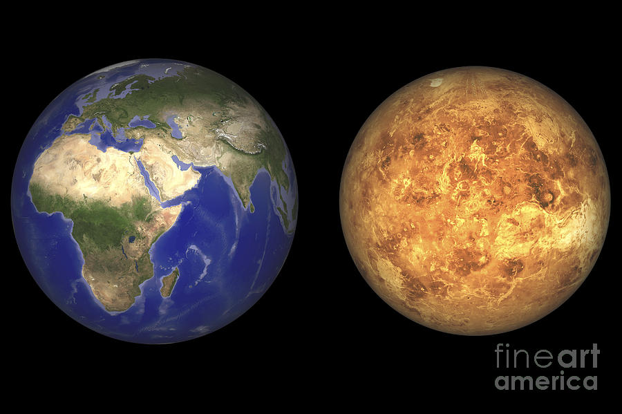 Earth And Venus