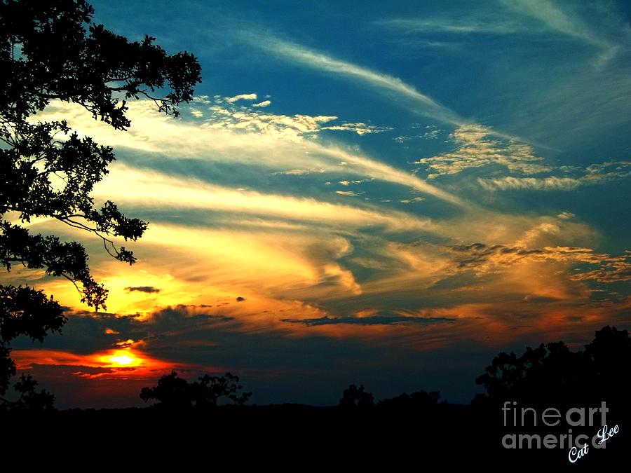 August Sunset Clouds Photograph August Sunset Clouds Fine Art Print