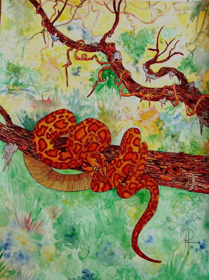 snake painting