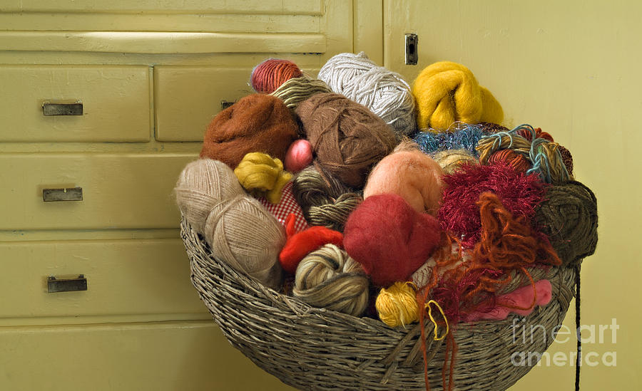 clipart basket of yarn - photo #31