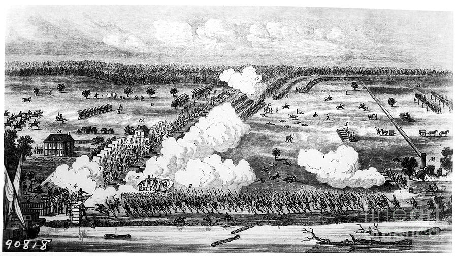 Battle Of New Orleans 1815 Photograph By Granger