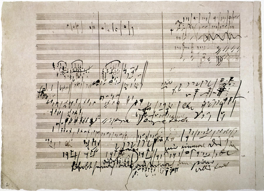 beethoven symphony 9 manuscript