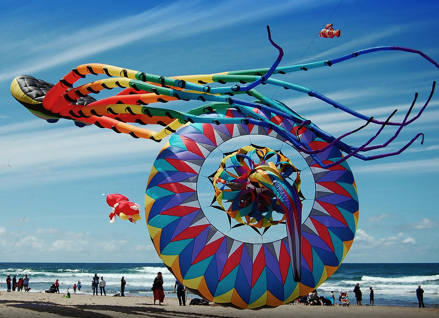 Big Kites Lifting Off by Alice Martin