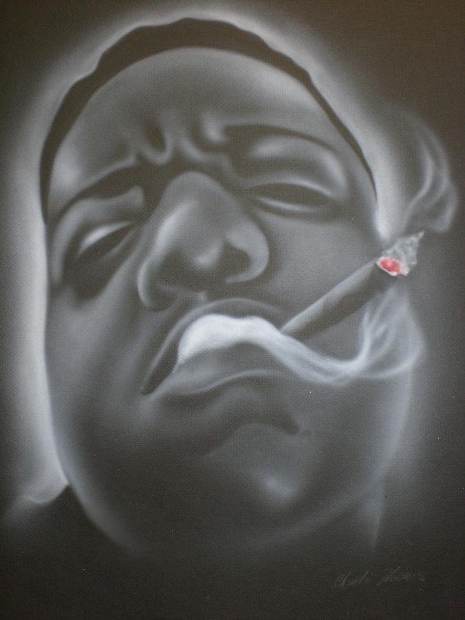 biggie smalls airbrush