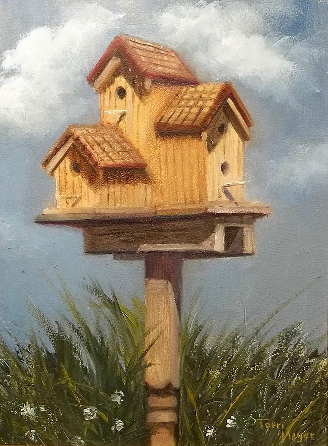 Bird House Condo Painting