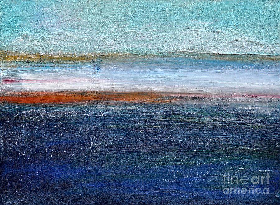 Blue Landscape Painting