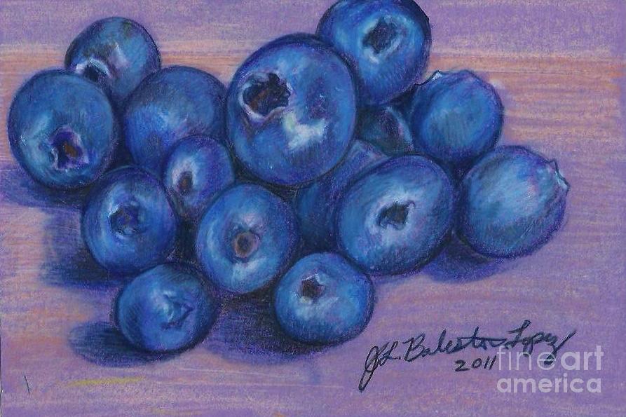 Blueberry Drawing