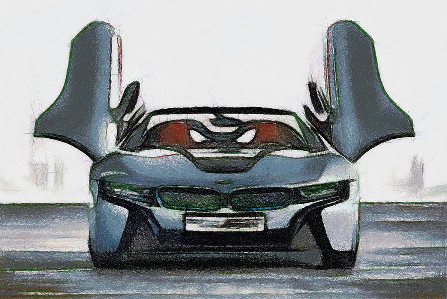 Bmw spyder drawings #6