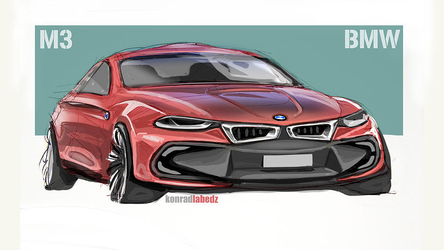 Bmw m3 concept drawing #4