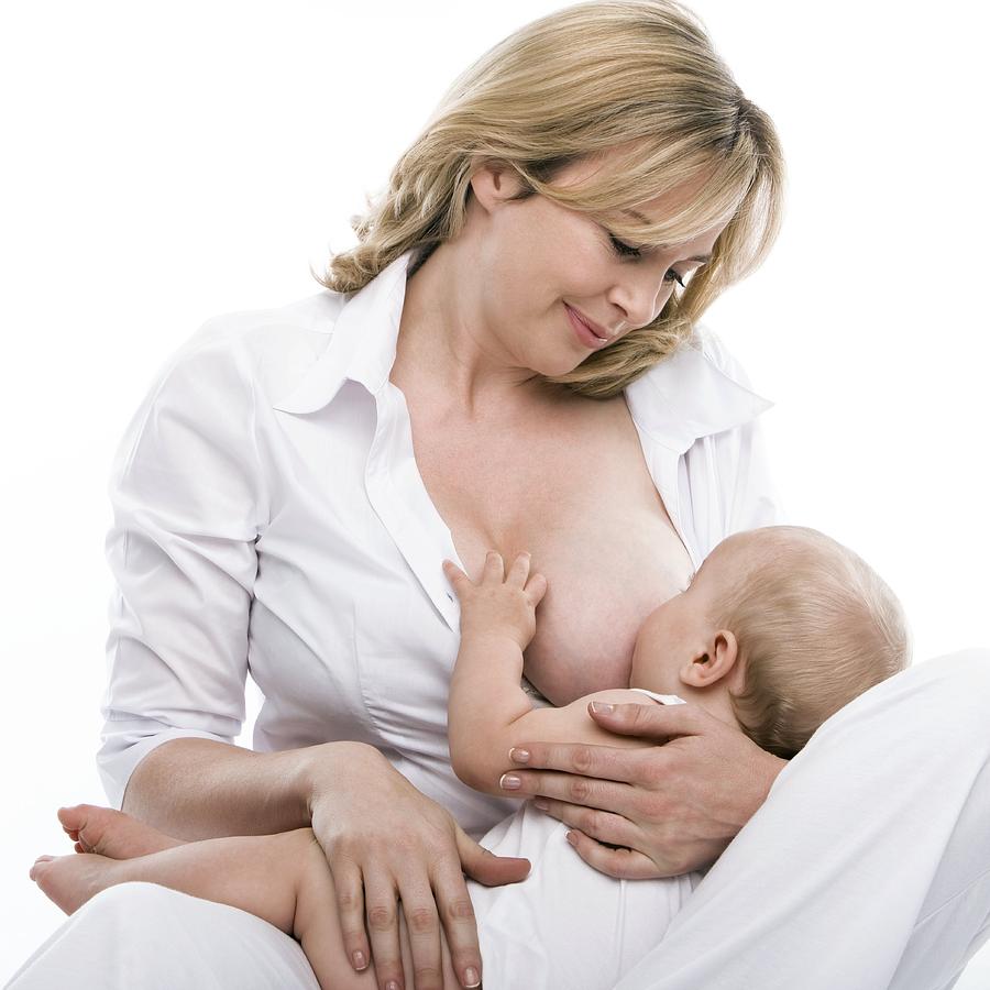 Woman breastfeeding