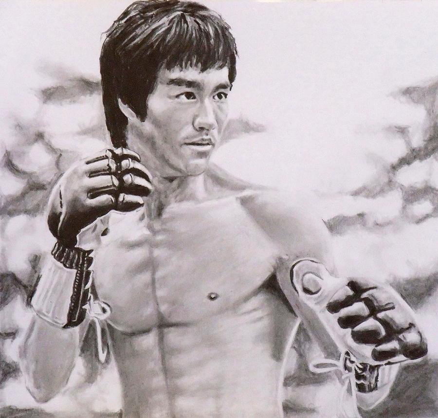 Bruce Lee College Drawing 25