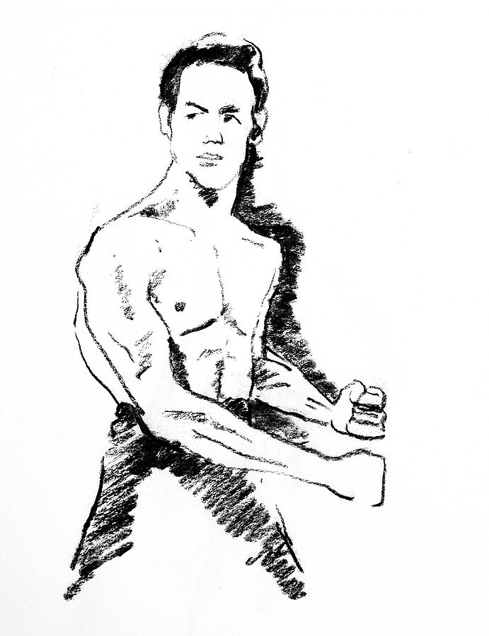 Bruce Lee College Drawing 38