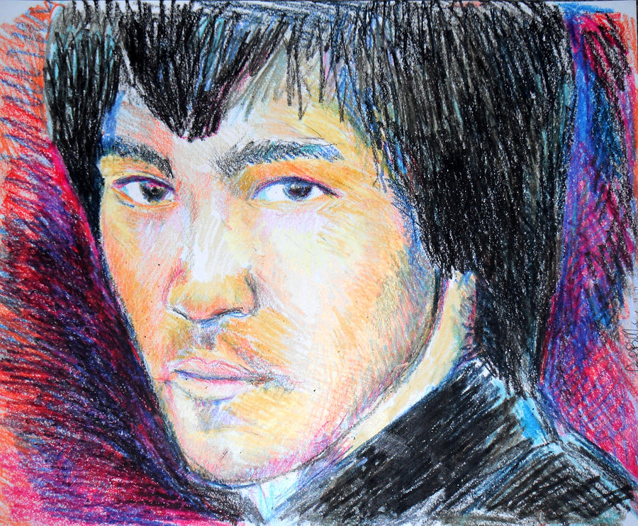 Bruce Lee College Drawing 103