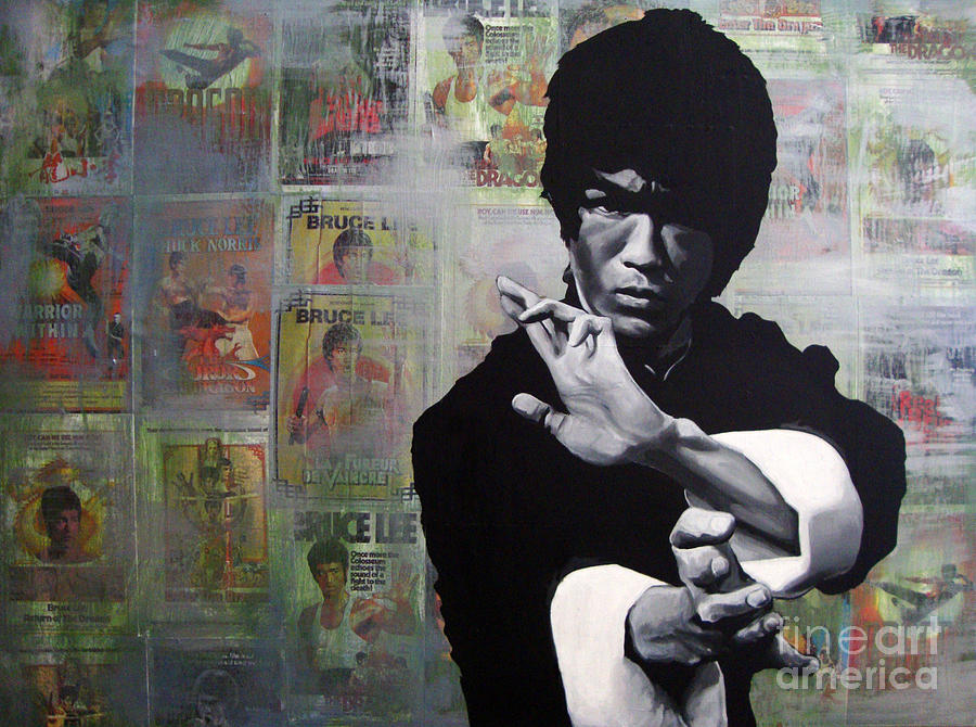 Bruce Lee Painting Bruce Lee Fine Art Print Ryan Jones