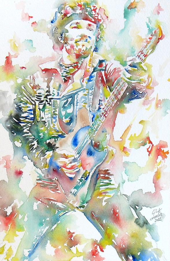 Guitar Watercolor