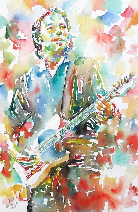 Guitar Watercolour