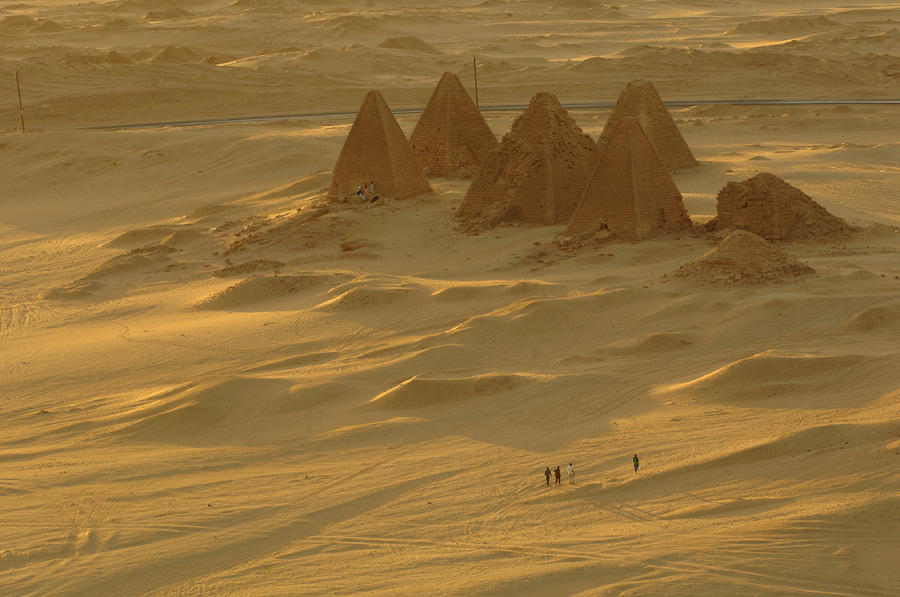 Burial Pyramids At Gebel