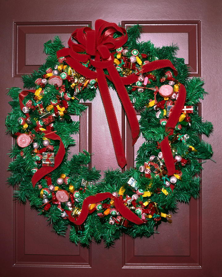 Christmas Candy Wreath