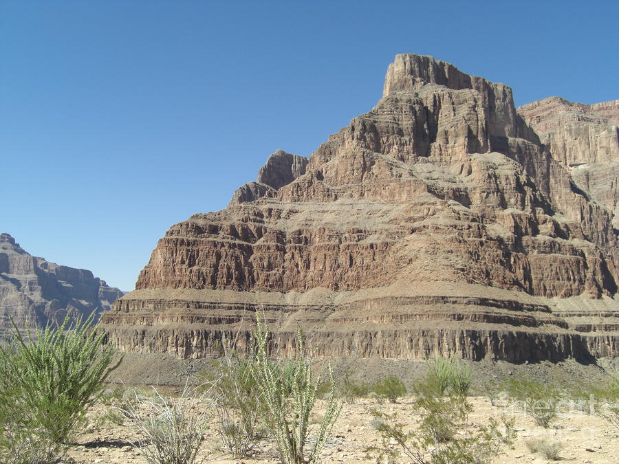 Canyon Base At The Grand Canyon by Paul Jessop