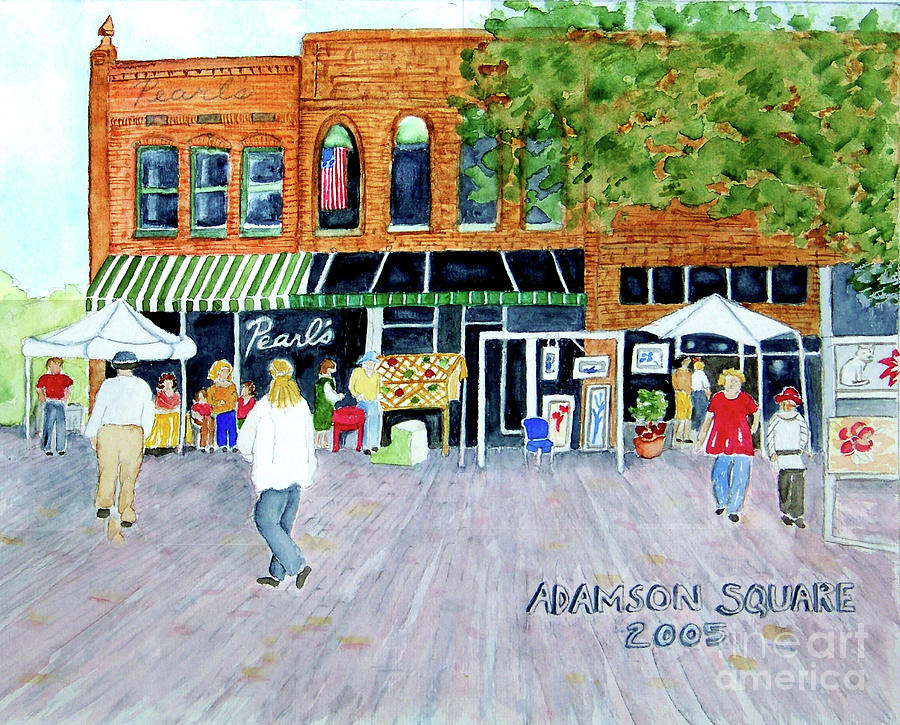 Carrollton Ga. Square by Sally Storey Jones