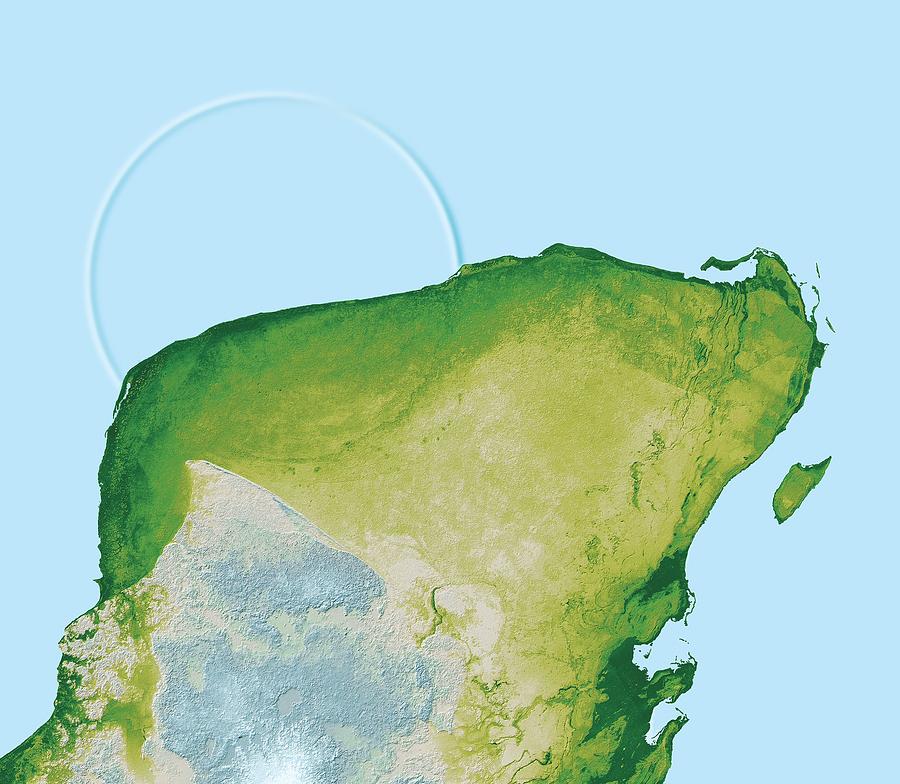 Chicxulub Impact Crater Yucatan Mexico Photograph By Detlev Van