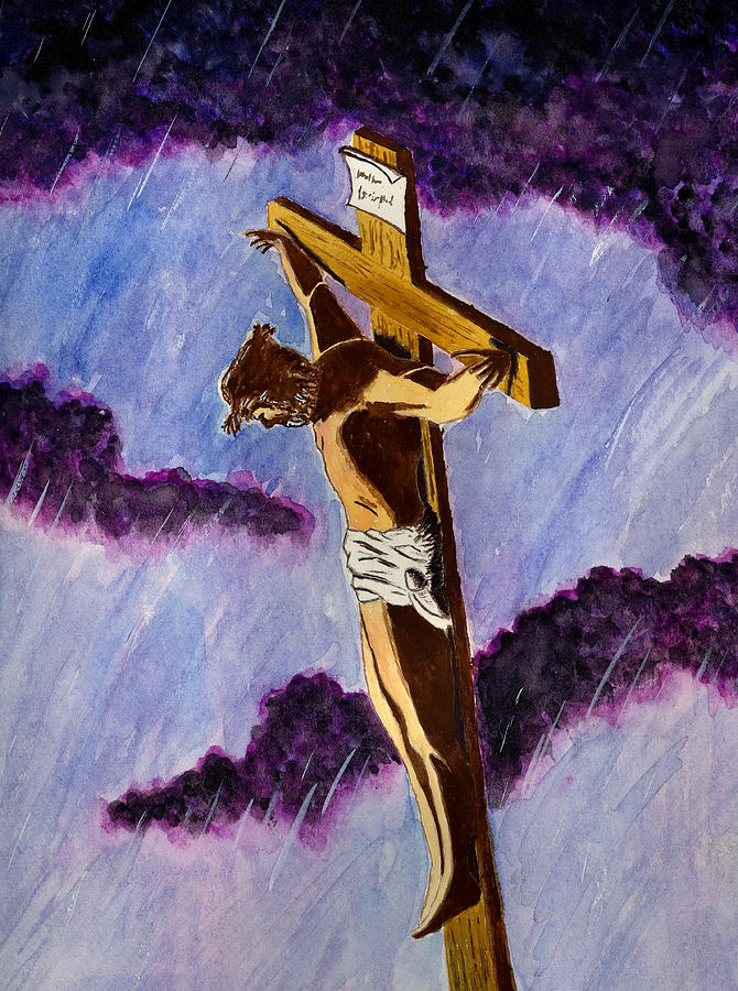 Christ On The Cross By Michael Vigliotti