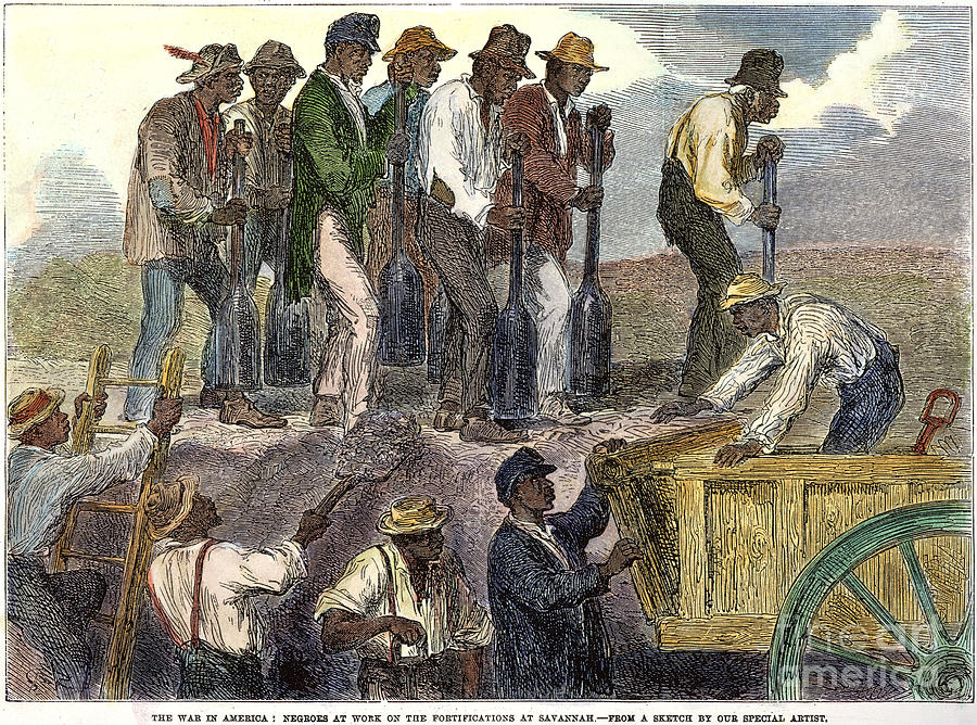 Civil War Slavery 1863 Photograph By Granger 