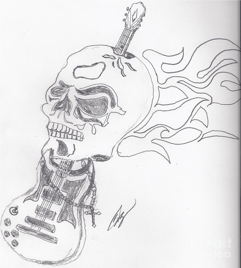 Cool Guitar Drawings