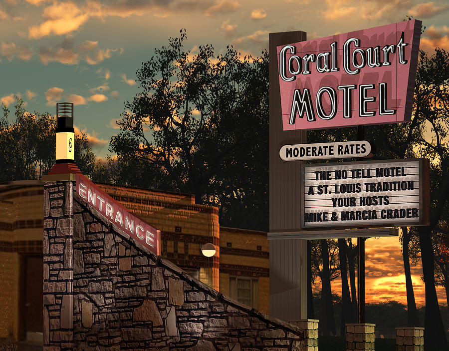Coral Court Motel by Anthony Ross