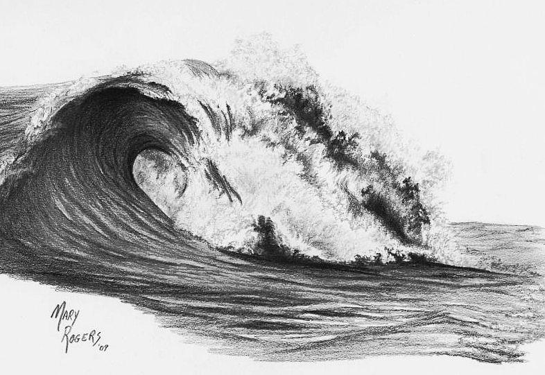 ocean waves drawing