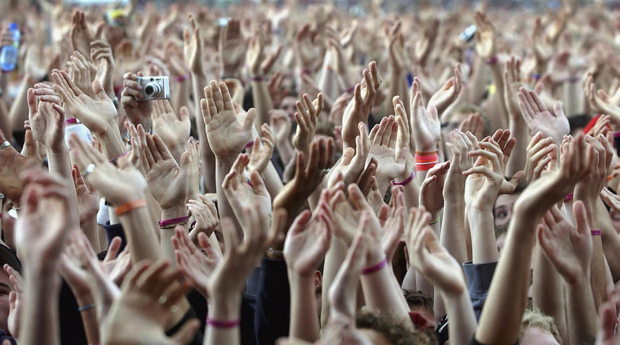 3 crowd photos