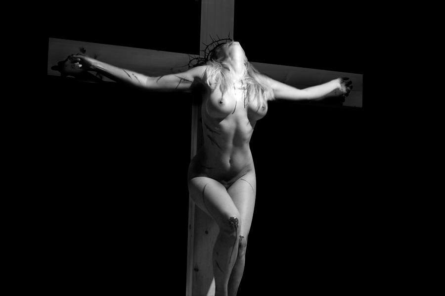 Crucified Woman Photograph by Ramon Martinez Crucified Woman