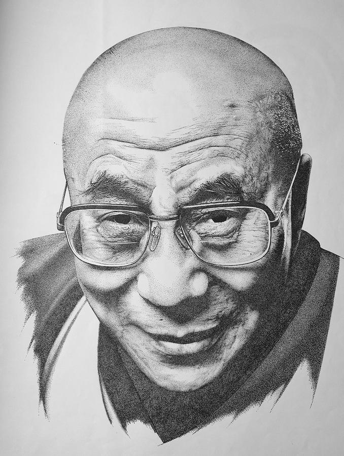 Dalai Lama Drawing