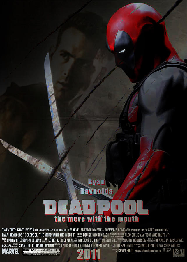 Deadpool Unofficial Movie Poster Digital Art