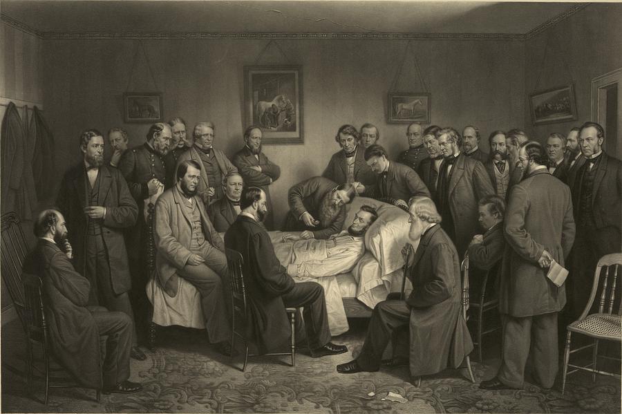 Death Of Lincoln On April 15, 1865 Photograph by Everett