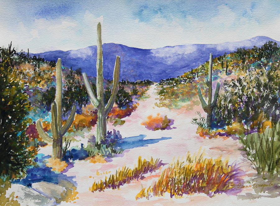Desert Scene 2 by M Diane Bonaparte