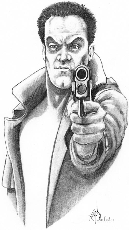 Detective Drawing by Murphy Elliott