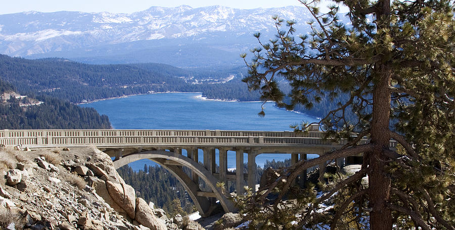 Donner Summit Rainbow Bridge Donner Lake Photograph 3774