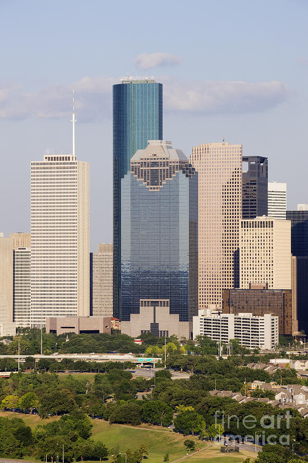 Downtown Houston Office Buildings by Jeremy Woodhouse