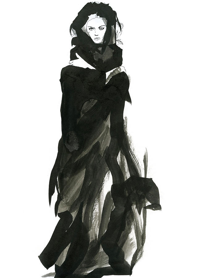 Dressed in black