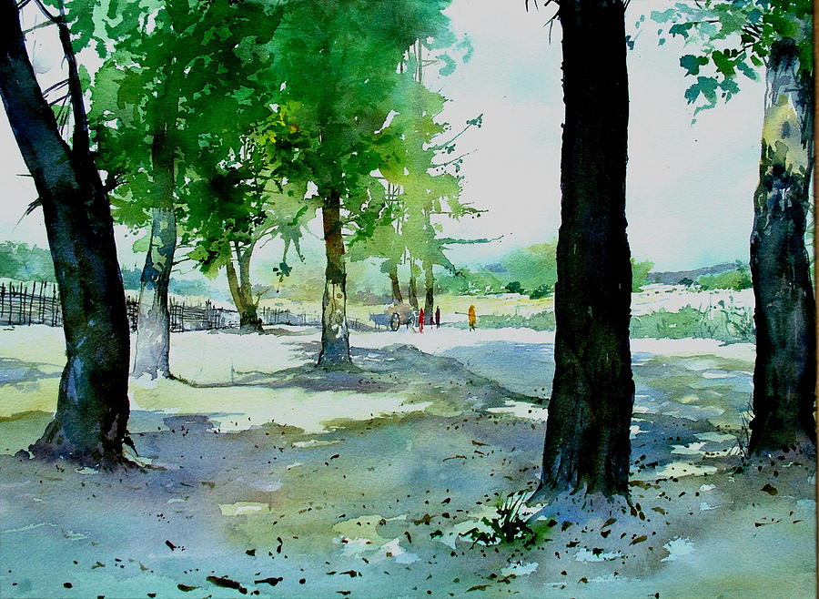 Dusty Road Painting