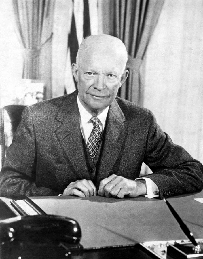 Dwight D. Eisenhower, Ca. Late-50s Photograph By Everett