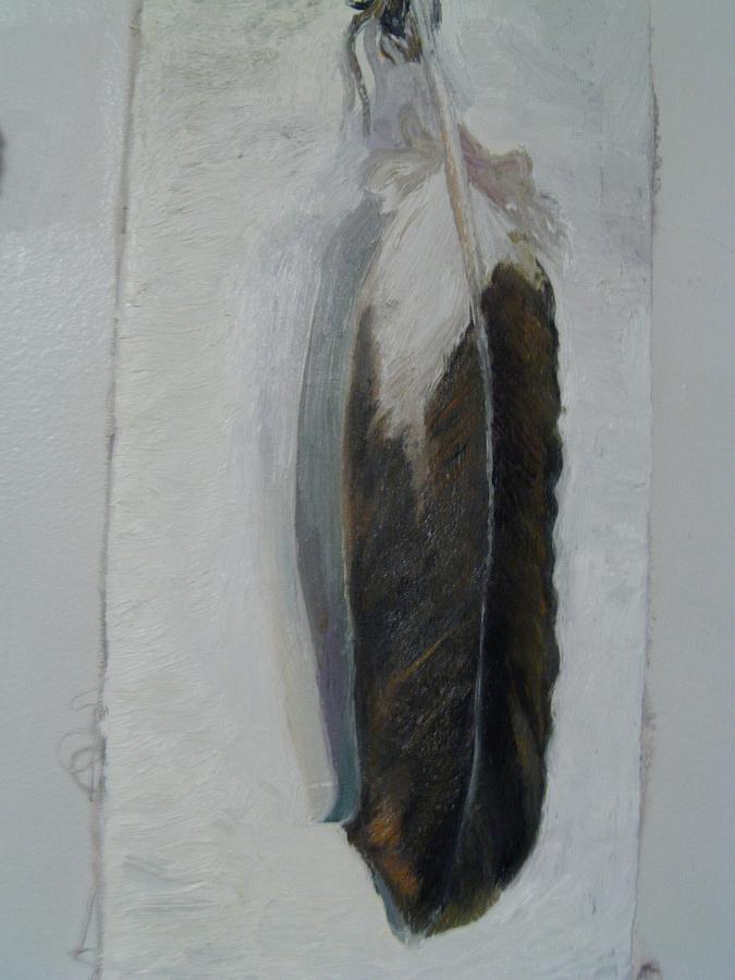 Painted Eagle Feathers