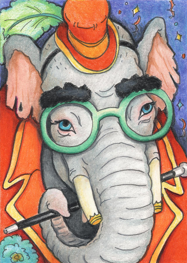 Elephant With Glasses