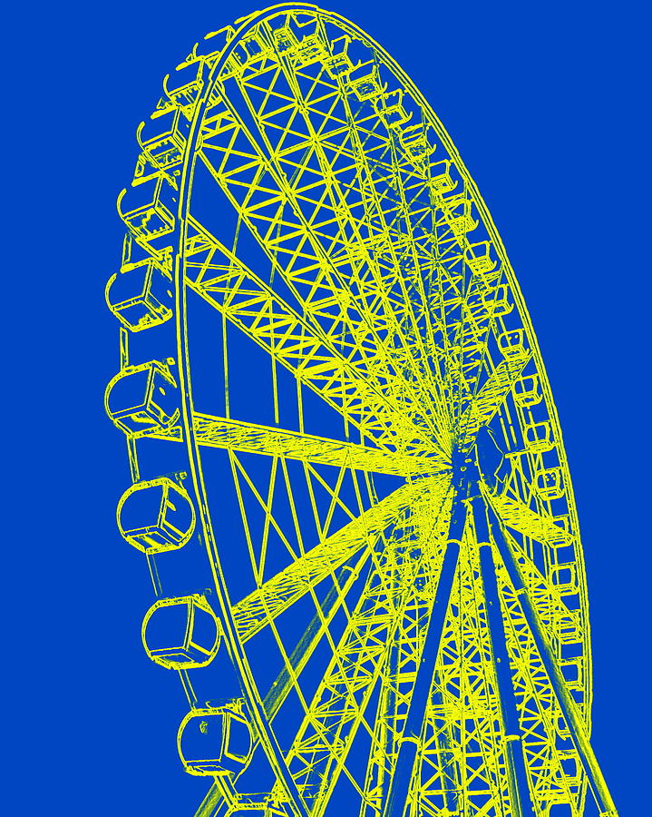 Blue Ferris Wheel