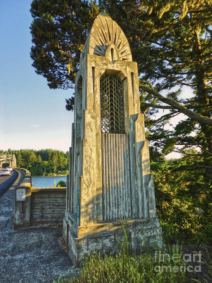 Florence Oregon Art Deco Bridge 03 by Gregory Dyer