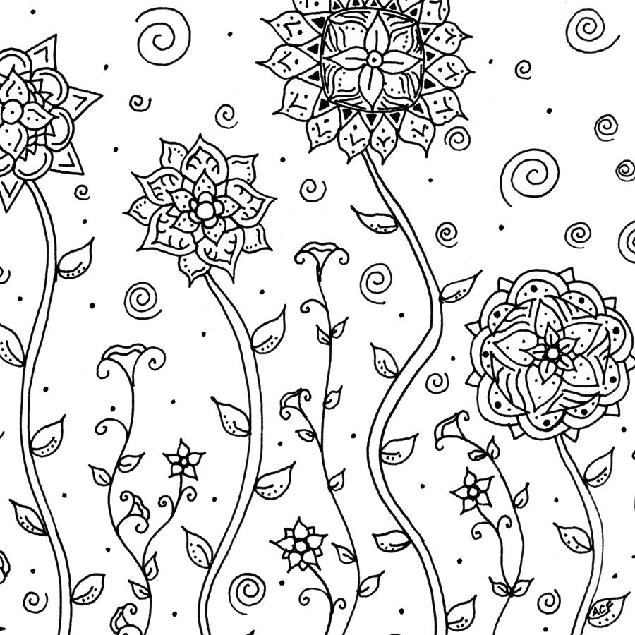 Drawing Flower Pictures