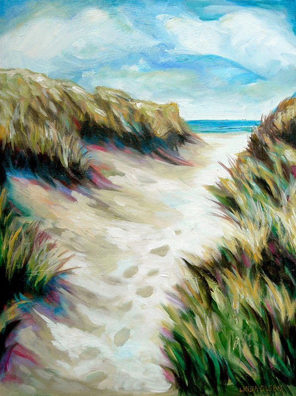 Footprints In The Sand by Linda Olsen